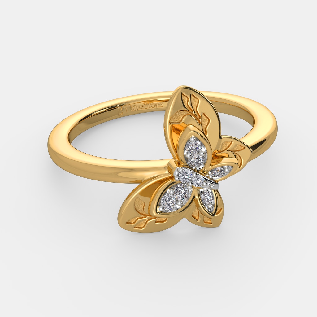The Regina Butterfly Ring | BlueStone.com